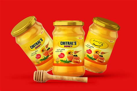 Honey HONEY BOTTLE LABEL DESIGN :: Behance