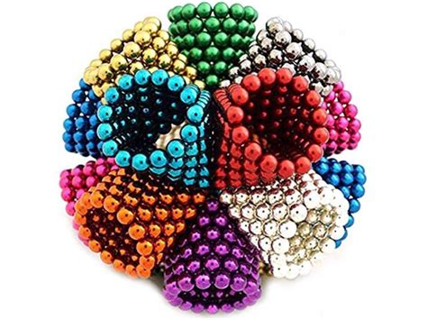 Magnetic Balls 1000 pcs 5mm 10 Rainbow Colors Balls Multicolored Large ...