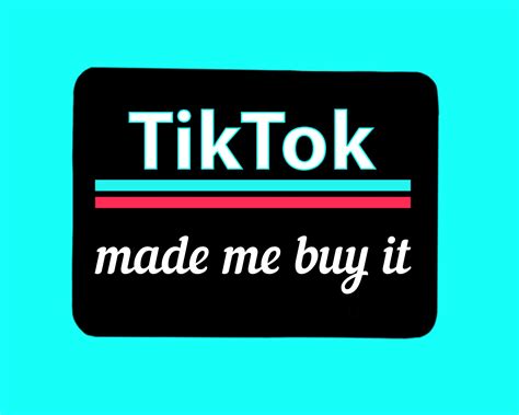 TIKTOK MADE ME Buy It Impulse Purchase Online Shopping | Etsy