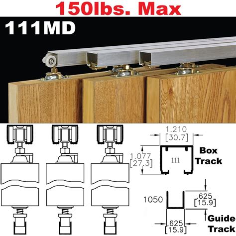 Johnson Hardware 111MD Multi-Pass Sliding Door Hardware | Johnsonhardware.com | Sliding ...