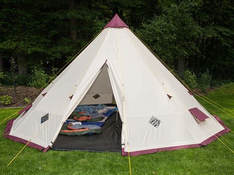 skandika XL Tipii 301 Teepee Tent 12 Person/Man Party Festival Sewn-in Floor New | eBay