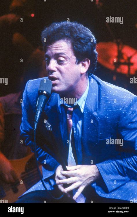 Billy Joel performing at Wembley Arena 8th June 1984 Stock Photo - Alamy