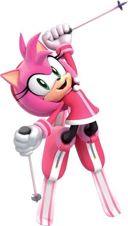 Amy (Mario & Sonic At The Winter Olympic Games) | Amy rose, Sonic the hedgehog, Sonic