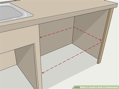 4 Ways to Install a Built In Dishwasher - wikiHow