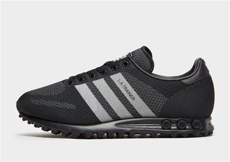 adidas Originals Synthetic La Trainer Weave in Black/Grey (Black) for Men - Lyst