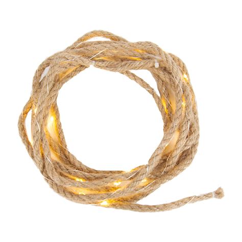 Rustic Rope String Lights - 3m - Talking Tables UK