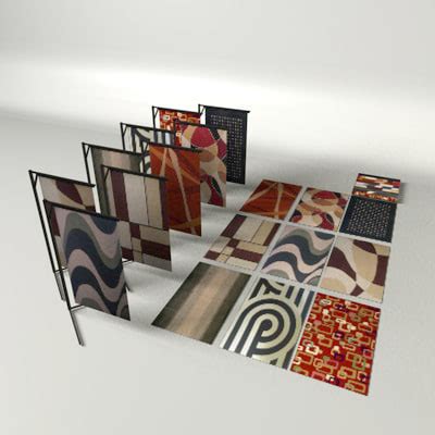 3d modern rug model