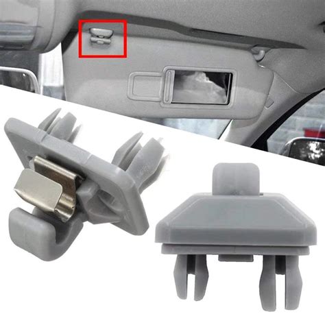 New Beige Inner Sun Visor Fixing Clip Sun Visor Hook For Audi A1 A3 A4 A5 Q3 Q5 2018-in Auto ...