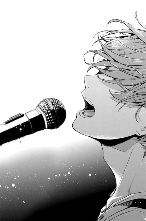 mafuyu singing manga | Anime sketch, Manga anime, Cute anime wallpaper