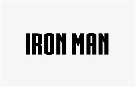 Iron Man Logo Font Free Download - Fonts Monster