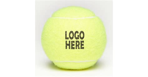 Custom logo tennis balls | Zazzle