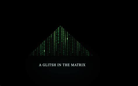 a glitch in the matrix on Behance