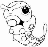 Pokemon Coloring Pages Caterpie Page Free – Kleurplaten sketch template