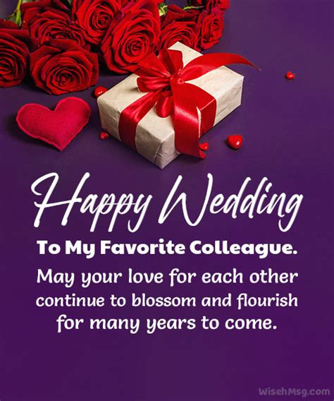 Wedding Wishes for a Colleague or Coworker - Rzota