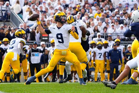 What is J.J. McCarthy’s NFL Draft stock? Michigan QB has quiet day in win at Penn State - The ...