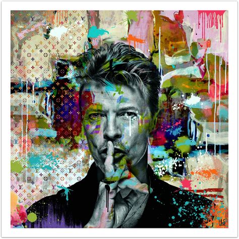 David Bowie pop art kunst af Helt Sort – Helt Sort Galleri