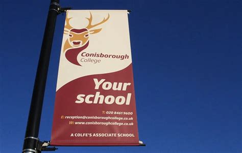 Conisborough College Logo – Pylon Design, Crystal Palace, London