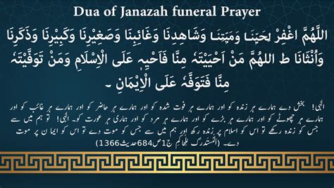 Namaz e Janaza Ki Dua