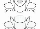 Printable Shoulder Armor Template sketch template