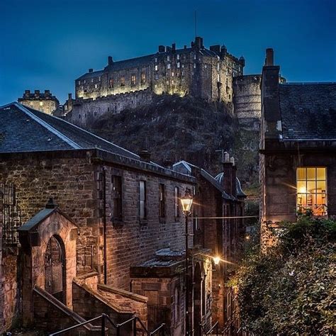 Beautiful night photo of Edinburgh Castle, Scotland | Scotland castles, Places to visit ...