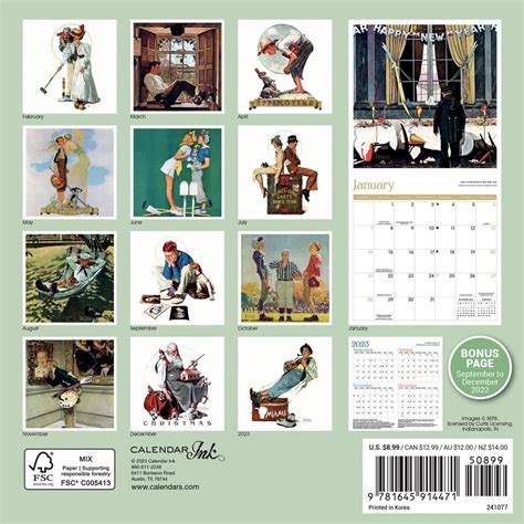 Norman Rockwell 2024 Calendars For Sale On Ebay - Imogen Damaris