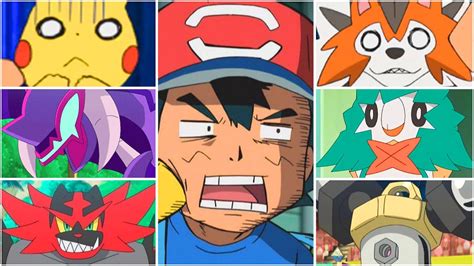 FULL ASH KETCHUM ALOLA TEAM! Ash Ketchum Alola League Champion - YouTube