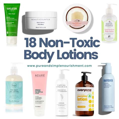 The Best Non Toxic Body Lotions - Pure and Simple Nourishment