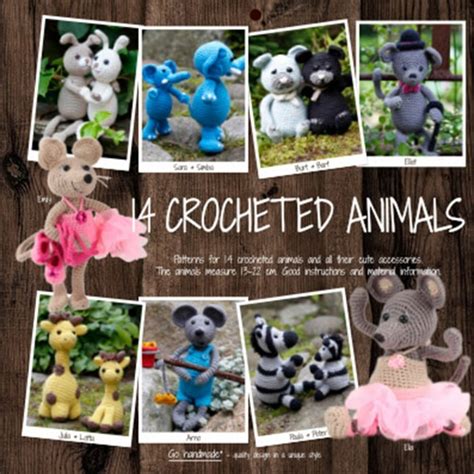 14 Crocheted Animals | Books | Go Handmade - Hobbii.com