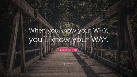 Michael Hyatt Quote: “When you know your WHY, you’ll know your WAY.” (12 wallpapers) - Quotefancy