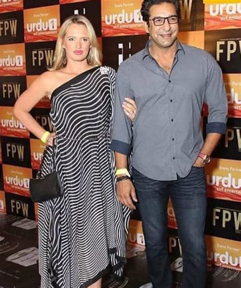 Images for Wasim Akram and his wife Shaniera Akram, Photos, Pictures