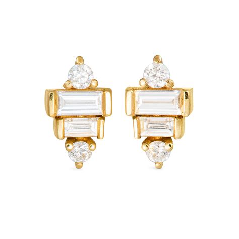 Baguette Diamond Earrings – ARTEMER