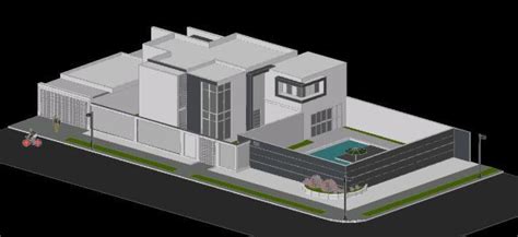 Modern House 3D DWG Model for AutoCAD • Designs CAD