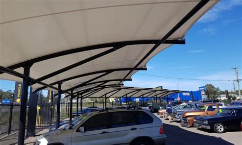 Commercial Car Parking Shade Structures - Shade to Order Newcastle