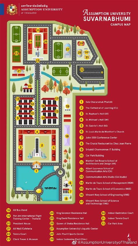 Assumption College Campus Map