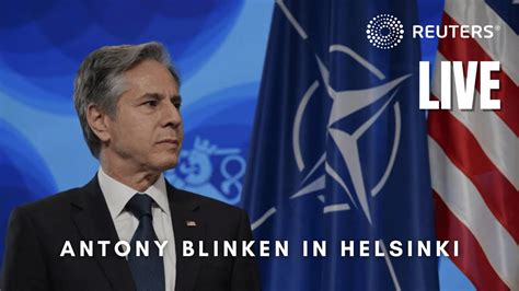 LIVE: Antony Blinken gives speech in Helsinki - YouTube