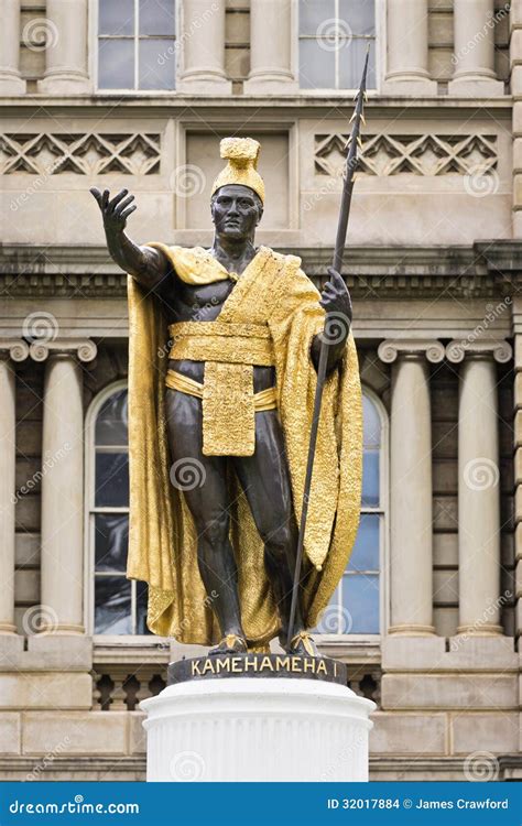 King Kamehameha Statue Hawaii Stock Photo - Image of famous, figure: 32017884