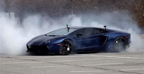 The Best Lamborghini Aventador Donuts Ever!