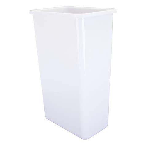 Tall White Kitchen Trash Cans : Amazon Com Knape Vogt Qt20pb Wh ...