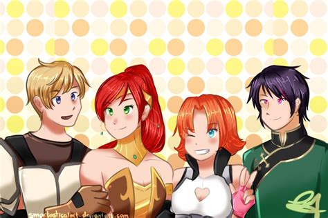 Team Jnpr fanart by SmartasticalAct. | Chica anime, Anime