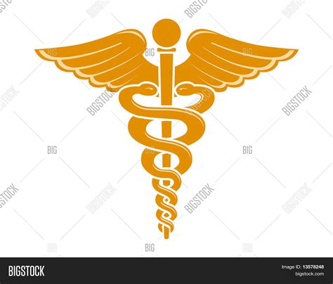 Medical Caduceus Vector & Photo (Free Trial) | Bigstock