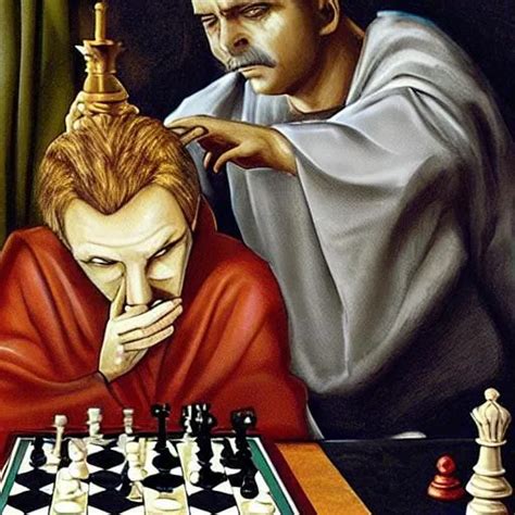 satan and god playing chess | OpenArt