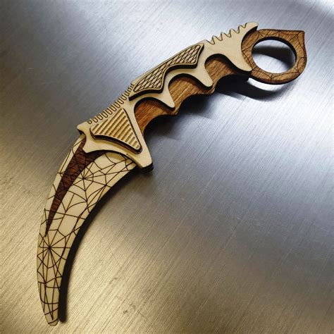 Knife Karambit Lasercut File 3D Puzzle Vector Laser Cut - Etsy Australia