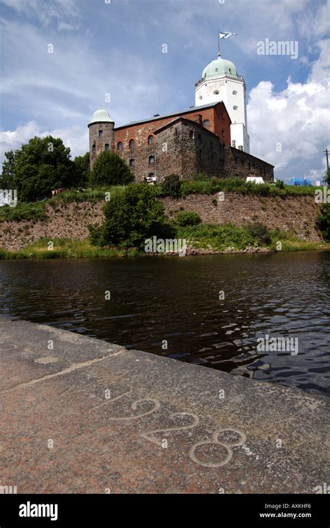 Castle in Vyborg, Russia Stock Photo - Alamy