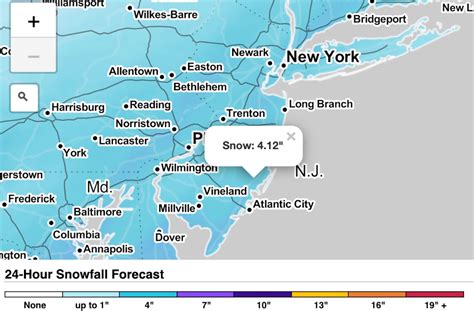 N.J. weather: How much snow will you get? Check our map for snowfall ...