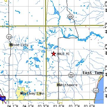 Hale, Michigan (MI) ~ population data, races, housing & economy