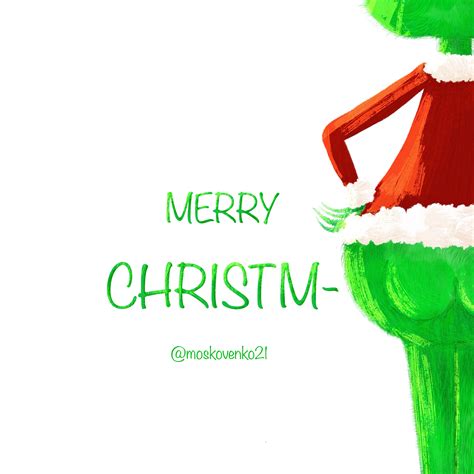 Grinch | Children's book illustration | Merry Christmas on Behance