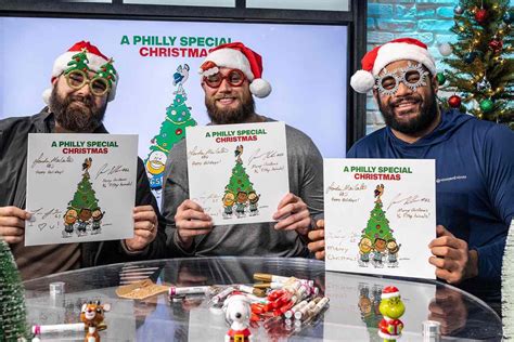 Philadelphia Eagles Linemen Record 'A Philly Special Christmas' Album