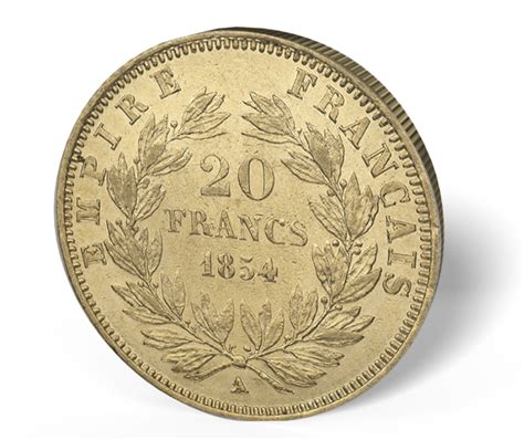 French Gold 20 Francs Napoleon Coins