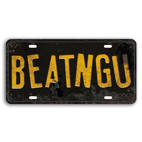 Buy Panguru Jeepers Creepers BEATNGU Embossed License Plate Replica, Vintage Distressed Style ...