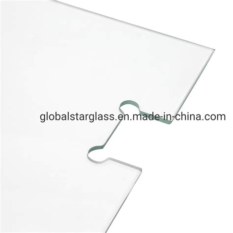 3-19mm Ultra Clear Tempered Laminated Glass/Toughened Float Glass Door/Edge Polished Glass ...